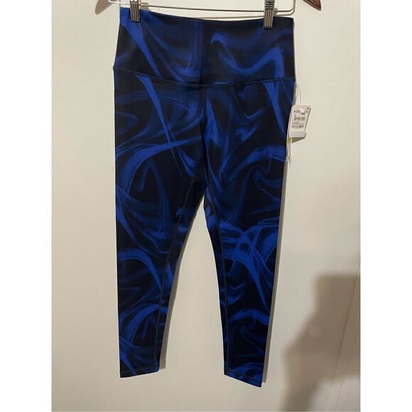 Zella Studio Lite Flex High Waist 7/8 Leggings Blue London Roisin Mazarine Small - Picture 1 of 6
